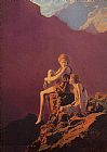 Maxfield Parrish Contentment painting